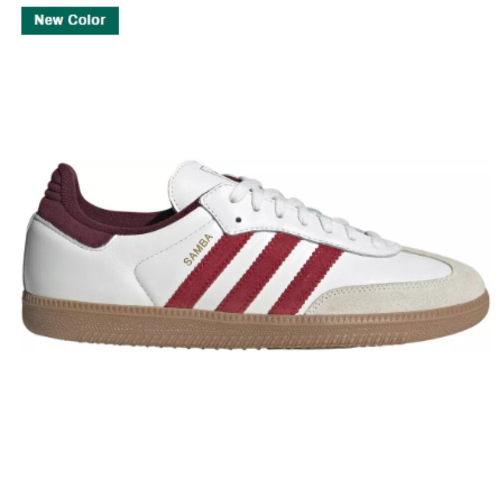 Men adidas Samba OG Footwear White/Scarlet